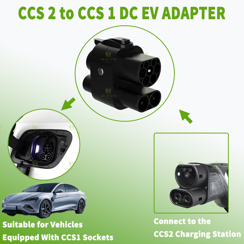 WUFEN CCS2 to CCS1 250A Адапте – обзор и цена Ccs2 To Ccs1 Fast Charge Adapter 250Kw